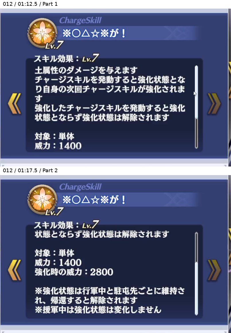 カイネ チャージスキル Lv7