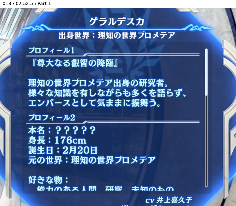 ゲラルデスカ 出身世界