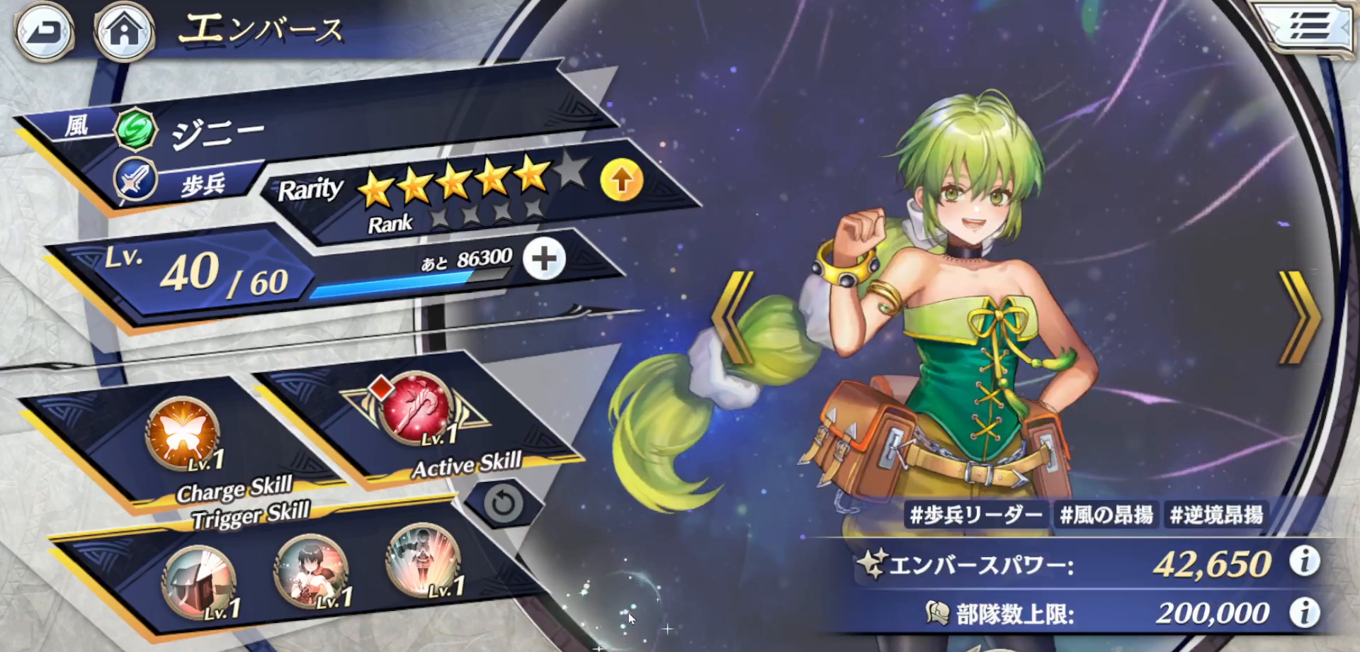 ジニー 基本情報
