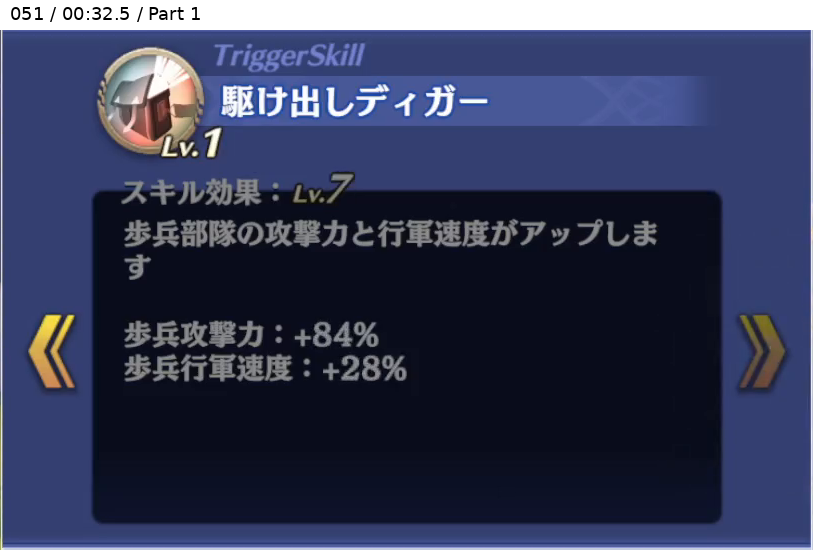 ジニー トリガースキル1 Lv7